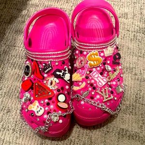 Platform Hawt Pink Crocs